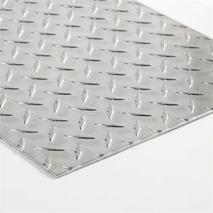 Nhôm rô tấm 5 bar mô hình kim cương không trượt sàn Tread tấm 1mm đến 8mm Độ dày tấm nhôm - Product Image 4