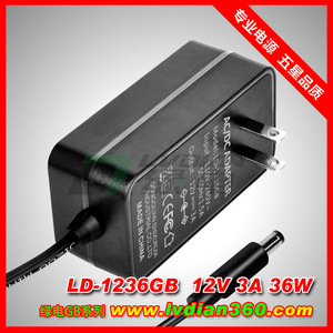 LVDIAN <b>Power</b> Adapter 12V 2.5A DC Output Wall <b>Plug</b> EU UK US Standard for LCD Monitors - Product Image 4