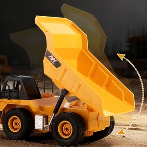Camion benne <span class=keywords><strong>de</strong></span> simulation 5CH 1:24, <span class=keywords><strong>jouet</strong></span> <span class=keywords><strong>de</strong></span> construction 2.4G, excavatrice, véhicules d'ingénierie, meilleurs cadeaux pour enfants - Product Image 2