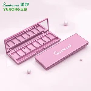 Rectangle Empty Eyeshadow-palette Magnetic 15 Colors Cosmetic