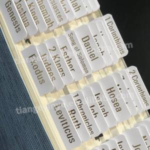 Pestañas bíblicas laminadas <span class=keywords><strong>de</strong></span> fábrica para estudiar Pestañas bíblicas católicas para mujeres - Product Image 1