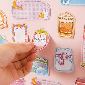 Creative Cartoon Shaped Sticky Notes Set High Aesthetic Cute <b>Memo</b> <b>Pads</b> for School Back-to-School Essentials - Product Image 5
