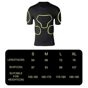 Protector de Pecho para Hombre, Camiseta de Compresión Acolchada para Fútbol, Béisbol, Esquí, Ciclismo y Deportes al Aire Libre - Product Image 3