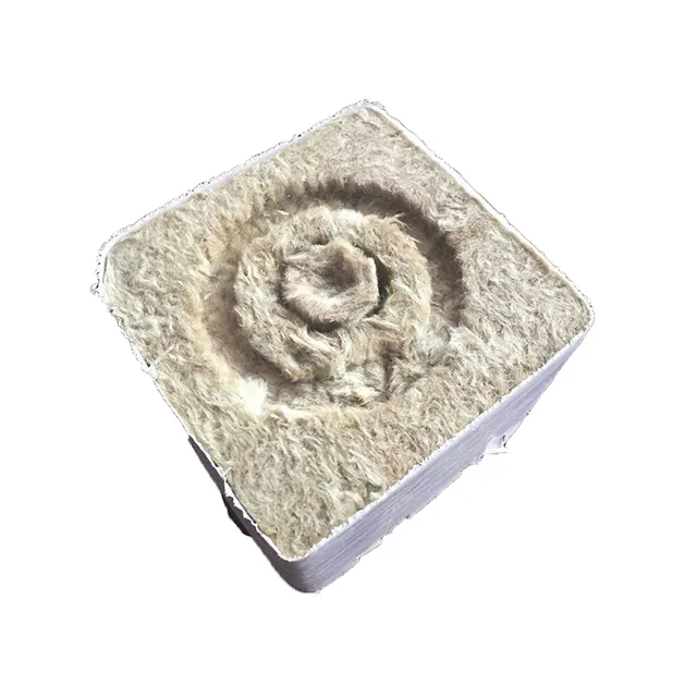 Manufacturers selling Garden Agricultural Rock Wool Grow Blocks Mineral Fiber Plant Hydroponic Rock Wool Cubes
