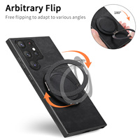 Étui magnétique 360 pour téléphone Samsung S26 Ultra °   Coque de protection rotative compatible avec Samsung S25 S24 Ultra A56 A36