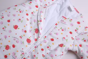 Schlussverkauf individualisierte superweiche Schlafsacke aus 100 % Baumwolle für Neugeborene und Kleinkinder