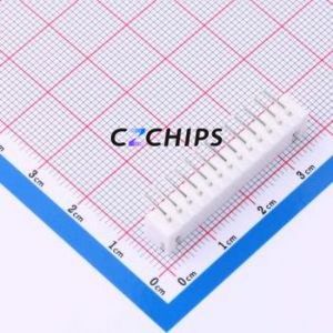 W2542100-13PW2113 Wire-to-Board Pin Header Bent Lead Through Hole,P=2.54mm Connector 1x13P 2.5mm Right Angle Insert XH - Product Image 2