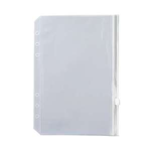 <span class=keywords><strong>Classeur</strong></span> A6 économique 6 trous en <span class=keywords><strong>plastique</strong></span> poche transparente <span class=keywords><strong>pochette</strong></span> à fermeture éclair mini <span class=keywords><strong>classeur</strong></span> à anneaux en PVC - Product Image 6