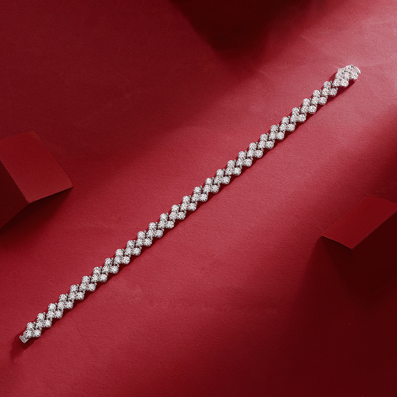 flower tennis bracelet