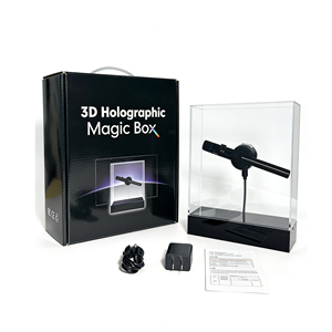 18cm Hologram Fan <b>3D</b> Holographic LED Display Wi-Fi App & Remote Control Portable Lightweight Built in Rechargeable Battery - Product Image 2