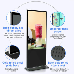 Android 32-85 Inch Full Color HD Poster Monitor Portable LCD Advertising Digital Interactive <b>Stand</b> - Product Image 3