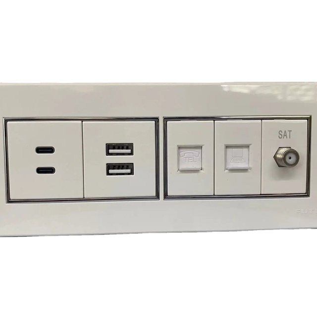 Wholesale American Standard USB Socket Factory Price Electrical  Usb Type a Type C Wall Plug Socket