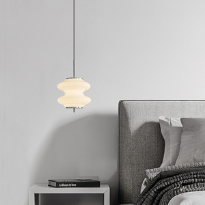 โคมไฟเพดานแบบมินิมอลทันสมัยสำหรับห้องนอน โคมไฟแก้วดีไซน์เก๋จากดีไซเนอร์ เหมาะสำหรับร้านอาหารและโชว์รูม - Product Image 6