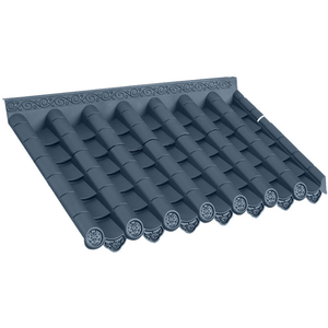 1050 reale Asa isolamento <span class=keywords><strong>termico</strong></span> tegole in Pvc per casa Villa in resina sintetica ondulata spagnolo tetto per spagnolo Techo De Pvc - Product Image 5