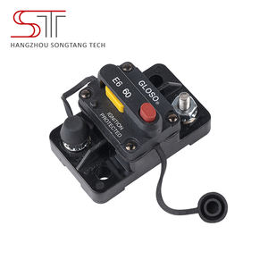 Disyuntor de reinicio manual térmico para coche, disyuntor E69 60A 32Vdc - Product Image 1