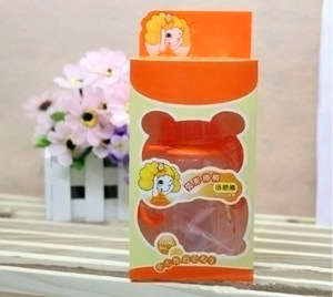 Chất lượng cao nhỏ rõ ràng cửa sổ nước cho ăn chai giấy cứng bao bì hộp với dập nổi rãnh hộp cho sản phẩm em bé - Product Image 3