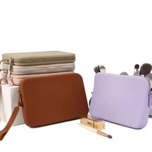 Muestra gratuita: Bolsa de viaje para accesorios electrónicos, impermeable, de doble capa, organizador de electrónicos, estuche de almacenamiento portátil - Product Image 5