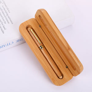 עץ במבוק יוקרתי עם תיבת מתנה במבוק תיבת מתנה אישית לוגו עיצוב באיכות גבוהה כתיבה עטים - Product Image 6