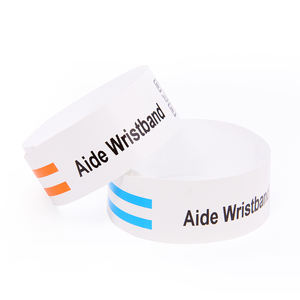 Bracelet en papier thermique direct d'hôpital personnalisé Bracelet d'identification de patient Bracelet thermique médical Bracelets d'identification imprimables avec code-barres - Product Image 1