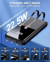 Muestra Gratis Envío Gratis Powerbank Delgado 20000mah Batería Externa Universal para Teléfono Móvil 15000mah POWER BANK