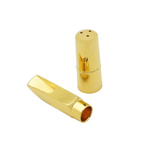 Alta calidad 4 modelos saxofón accesorios agudos <span class=keywords><strong>soprano</strong></span> saxofón <span class=keywords><strong>boquilla</strong></span> de metal con cubierta de almohadilla de dientes - Product Image 4