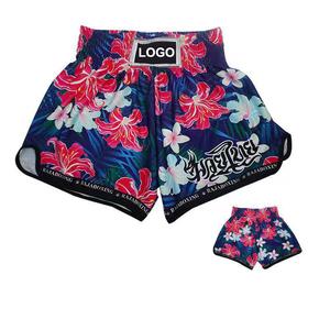 Người đàn ông của bjj gi đồng phục đàn hồi eo Muay Thái Quần <span class=keywords><strong>Short</strong></span> Polyester phát ban bảo vệ Bermuda quần <span class=keywords><strong>short</strong></span> MMA đào tạo bánh võ thuật mặc - Product Image 5