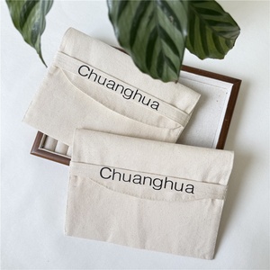 Chuanghua Organic Cotton <b>Envelope</b> Bag Pouch Cotton Makeup Bag Eco Friendly Cotton <b>Gift</b> <b>Envelope</b> Bag - Product Image 5