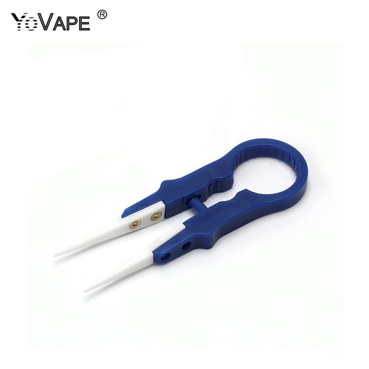 Оригинальный Пинцет Coil Master Vape, многофункциональный Пинцет для восстановления катушки RDA, керамический Пинцет для вейпа «сделай сам»