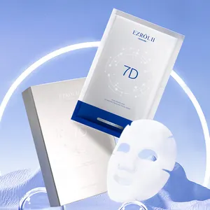 Oem/Odm Korean Hyaluronzuur Whitening Rustgevend Vocht Zijde Gezichtsvel Masker Voor Schoonheid