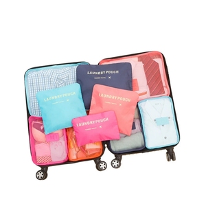 6 PCS Set Sacchetto di Immagazzinaggio per I Vestiti Da Viaggio Tidy Organizzatore Armadio <span class=keywords><strong>Valigia</strong></span> Sacchetto di Viaggio Del Sacchetto Dell'organizzatore Della Cassa Del Sacchetto Scarpe di Imballaggio Cubo borsa - Product Image 4