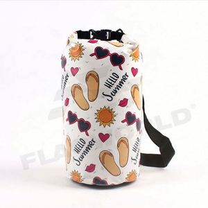 Wholesale Custom Logo Fashion Design 210D Waterproof Polyester Unisex Handbag/<b>Beach</b> Bag with Zipper Closure - Product Image 1
