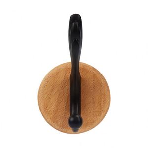 Self-Adhesive Wooden Coat <b>Hook</b> Eco-Friendly Multifunction Household Bathroom Sticky <b>Wall</b> <b>Hook</b> for Clothing - Product Image 2