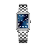 Concevez Votre Montre Rectangulaire de Luxe Classique, Marque Prestigieuse, Acier Inoxydable 316L, Logo Personnalisé, Cadran Soleil, Montre à Quartz Tendance pour Femme