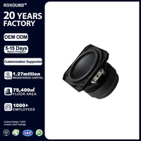 Accessoires pour haut-parleurs professionnels pleine gamme 1,75 pouce 49,5 mm 4Ω 5W – Haut-parleur durable pour une utilisation audio domestique continue