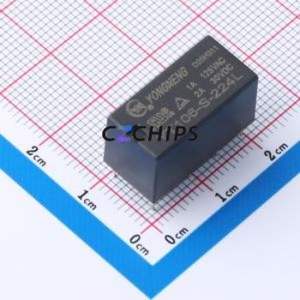 YT106-S-224L Signal Relay DIP-8 Relay 24V 2 Changeover: 2C (DPDT-Changeover)::: 8 125V-AC/30V-DC - Product Image 1