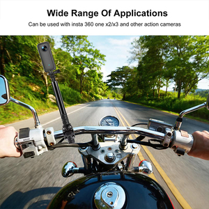 Perche à selfie extensible Hongdak pour guidon de moto, support réglable pour caméra GoPro <span class=keywords><strong>DJI</strong></span> Insta360 One R - Product Image 4