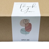 50 pcs/pack autocollant de logo de marque d'usine bon marché avec livraison à court terme