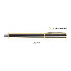 High-quality Luxurious Metal Gel <b>Pen</b> Wholesale Business Signature Metal <b>Pen</b> Black with Custom logo Suitable As Gifts for Events - Product Image 4