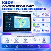Lecteur DVD de voiture KSOY universel 9 pouces 10.1 pouces Android 16 3 + 32G 4G LTE WiFi 6 DSP USB 8 Core 2 Din GPS écran tactile autoradio