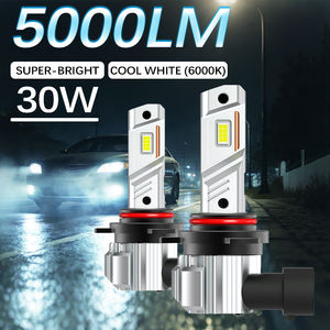 Ampoules HB3 HB4 5000LM Super Lumineuses, Ampoules Antibrouillard 9005 9006, Conception 1:1, Lumières HB3 HB4 6000K Blanc Froid, Installation Plug and Play en 3 Minutes - Product Image 1