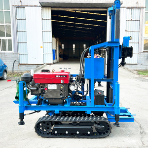 Plataforma de Perforación Portátil de Diésel de Bajo Mantenimiento, Bomba Hidráulica de 22HP-35HP, Caja de Cambios, Profundidad Máxima de 200m, Plataforma de Perforación de Pozos de Agua de Fácil Mantenimiento - Product Image 5