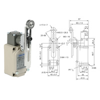 KWLCA12-2-Q Interrupteur de fin de course mécanique premium CNC 380V 10A 1NO 1NC pour machines-outils CNC