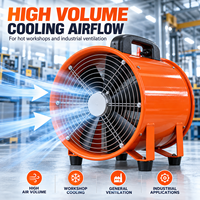 Ventilateur axial électrique à grand volume d'air pour l'élevage bovin, avec roulement à billes, personnalisation OEM/ODM, puissance 1,1 kW, RAL