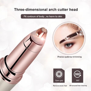 Tondeuse à sourcils 2-en-1 sans fil, épilateur électrique pour le visage, rasoir électrique pour les oreilles, rasoir bikini indolore pour usage domestique - Product Image 4