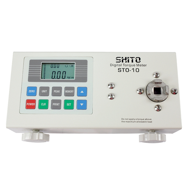 Digital Electronic SHITO Torque Meter Hp 50 Motor Torsion Tester High Accuracy 0.5% for Calibration LCD Display 220V/110V