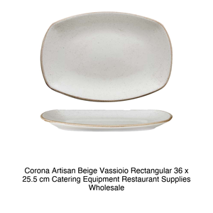ถาดสีเบจอาร์ติซาน 36 × 25.5 ซม. ทรงสี่เหลี่ยม โคโรน่า พีพี 1605727906 - Product Image 2