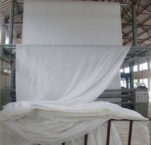 Tela 100% de microfibra de poliéster, tejido de color blanco para hotel, en material crudo - Product Image 3