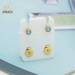 Anting Tusuk Bayi dari Baja Anti Karat, Perhiasan Tindik Telinga Steril untuk Bayi, Grosir Pabrik - Product Image 5