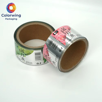 Étiquettes personnalisées en rouleau BOPP imperméables, faible MOQ, plaque gratuite, adhésif durable, pour bouteilles d'eau, de café et de boissons, OEM ODM