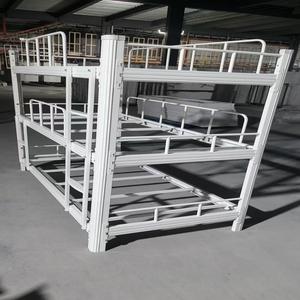 Wholesale Bedroom Furniture Modern <b>Kids</b> <b>Bed</b> Steel Hostel <b>Triple</b> <b>Bunk</b> <b>Bed</b> - Product Image 6